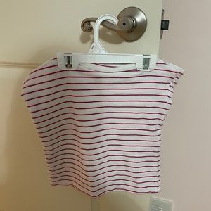 Pink and white Cotton On women’s tube top small